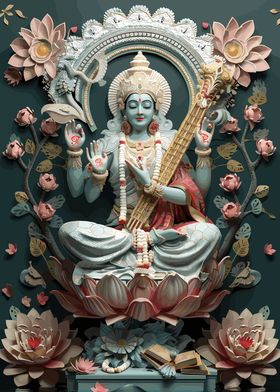 Hinduism Saraswati God