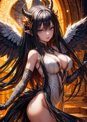 Devil Angel Anime Girl