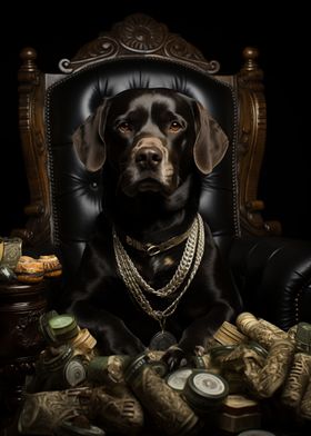 businessman dog