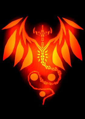 Fire Skeleton Red Dragon