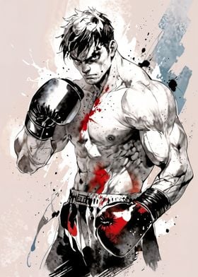 Boxer Ink Art