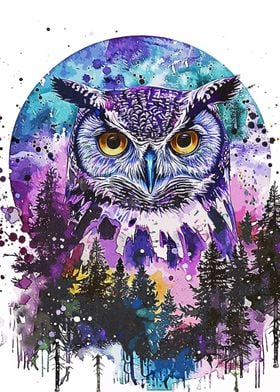 Owl Paint