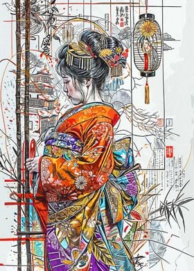 Geisha and Japanese