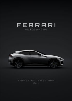 Ferrari Purosangue Grey