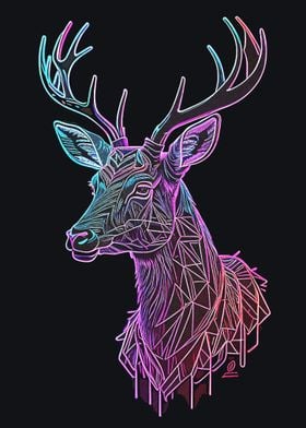 Neon Deer 