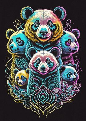 Neon Panda 