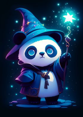 Blue Panda Wizard