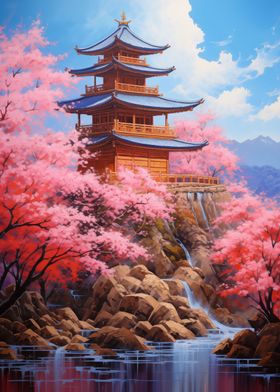 Cherry Blossom Temple