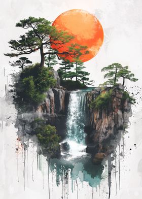 Waterfall Japanese