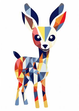 Cute deer illustration