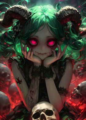 Demonic Evil Anime Girl