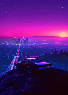 Synthwave Skyline 1