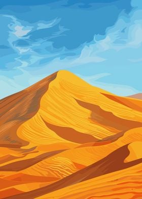 Sand Dunes Landscape