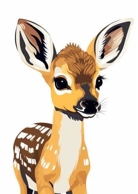 Cute spotted deer