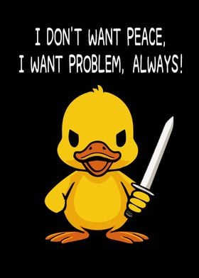 Duck Funny Peace