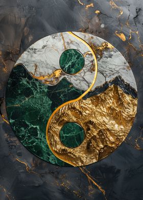 Yin Yang Kintsugi Harmony