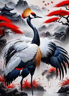 Japanese crane