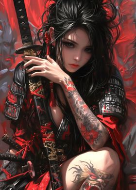 Japanese Samurai Woman