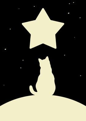 Stars Space Cat