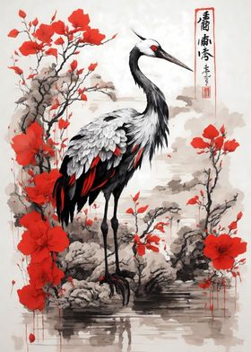 Tranquil Crane