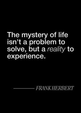 The mystery of Life