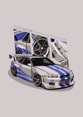 Nissan Skyline R34