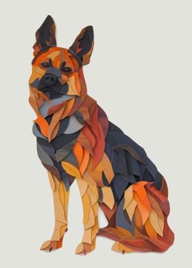 Orange Dog Paper Craft