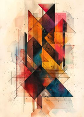 Geometric abstract art