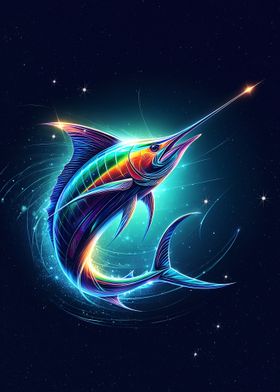 Iridescent Sail Fish