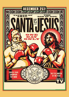 christmas santa vs jesus 
