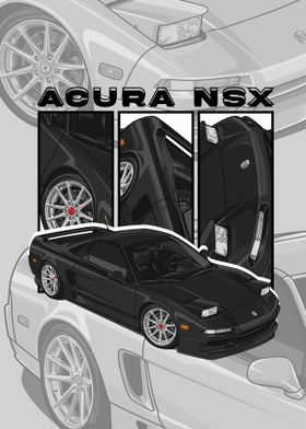 1993 Acura NSX black