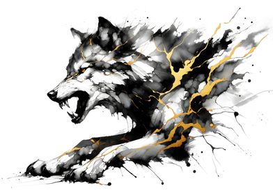 Painting Wolf