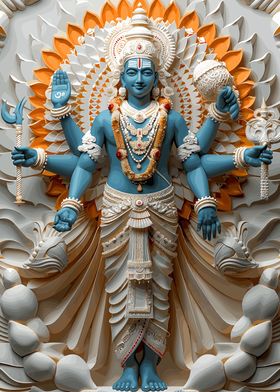 Hinduism God Vishnu