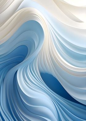 Blue Fluid Patterns