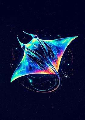 Cosmic Manta Ray