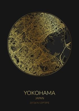 Yokohama Black Gold Map