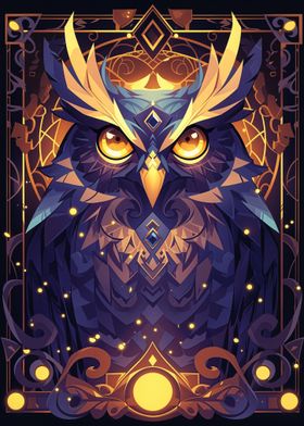 Owl Magic Card