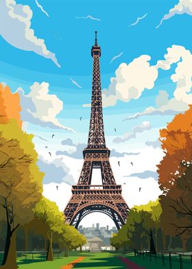 Eiffel Tower Vector