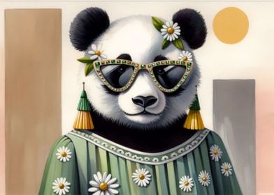 Adorable Fashionable Panda
