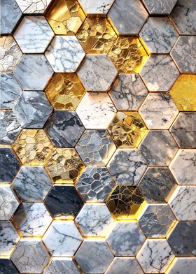 Hexagonal Harmony Art