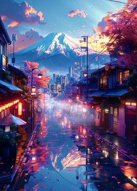 Tokyo Anime aesthetic