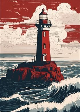 Red Lighhouse