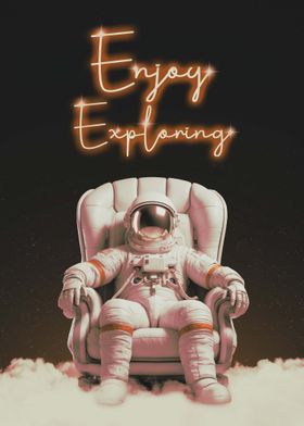 Astronaut Enjoy Exploring