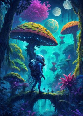 Surreal Alien Oasis