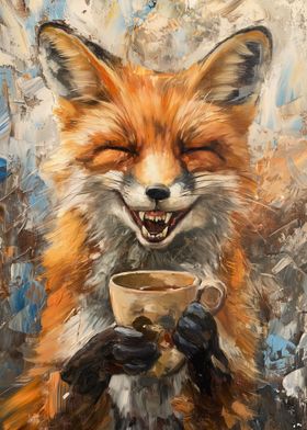 Evil Laugh Fox Coffee Tea