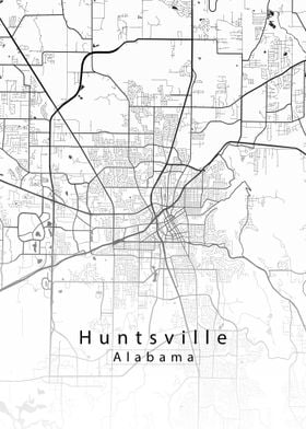 Huntsville Alabama Map