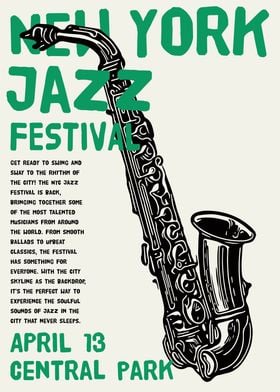 NYC Jazz Festival Poster