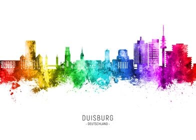 Duisburg Skyline Germany