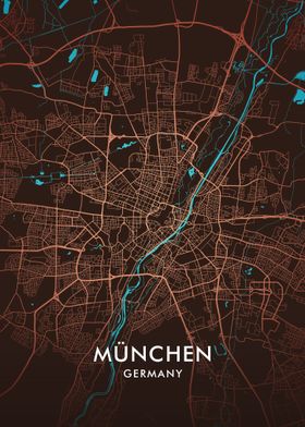 Munchen City Map