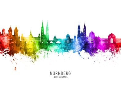 Nurnberg Skyline Germany